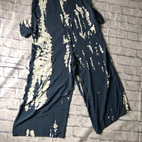 Spaghetti Strap Tie Dye/Batik Overalls/Jumpsuit/Romper - Large - Picture 12 of 13